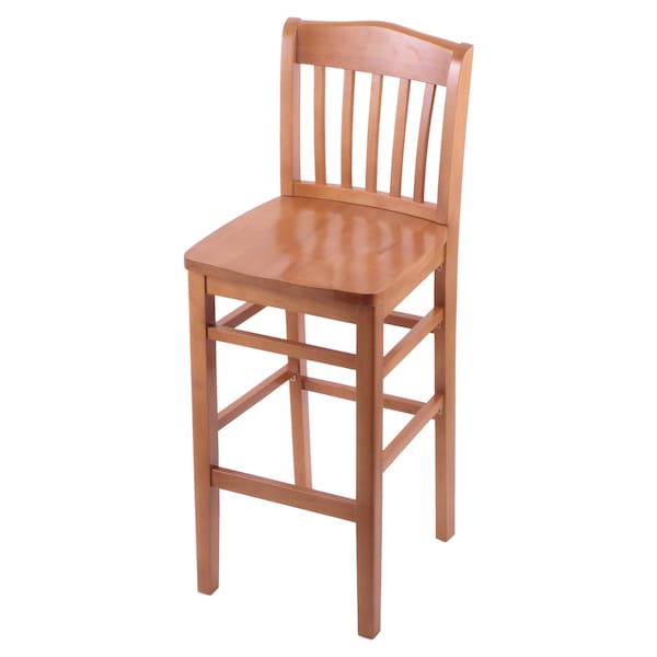25" Counter Stool, Medium Finish, a Medium Seat